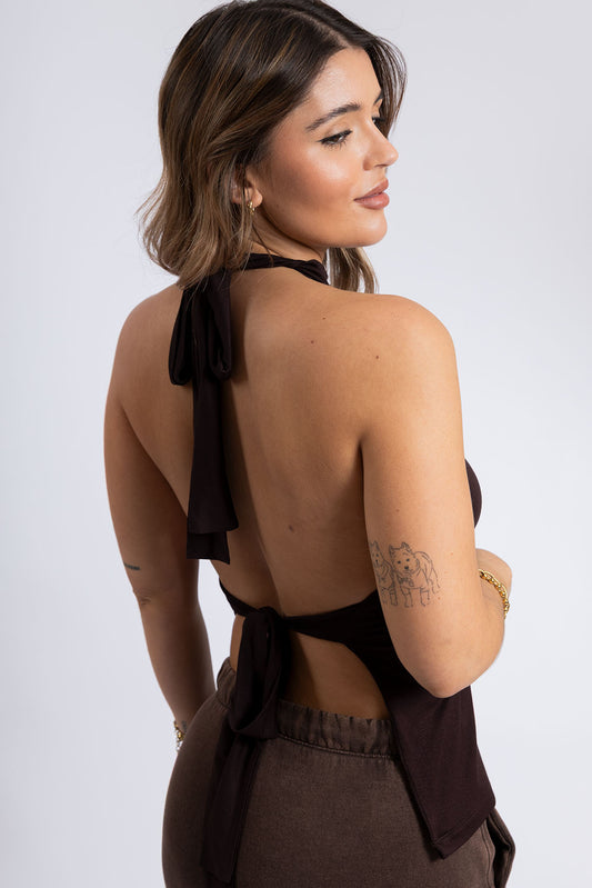 Backless top