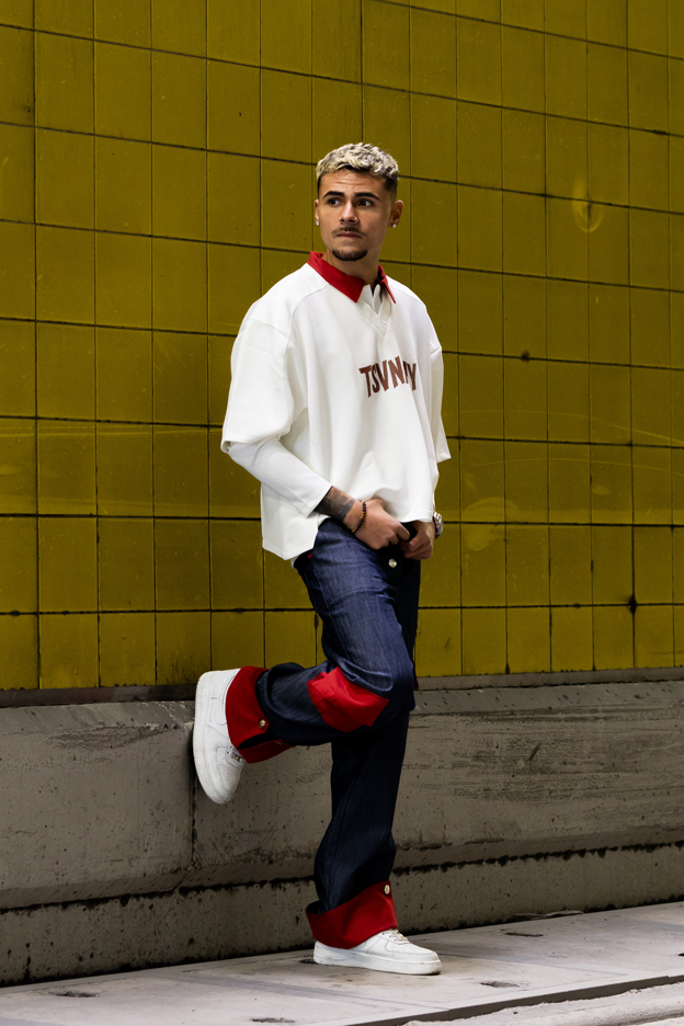 Denim Cargo Jeans