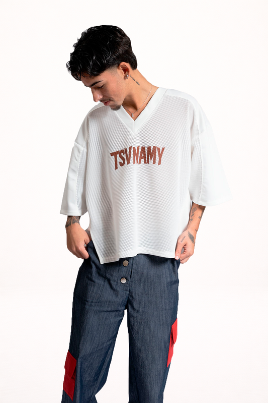Oversized Mesh Jersey