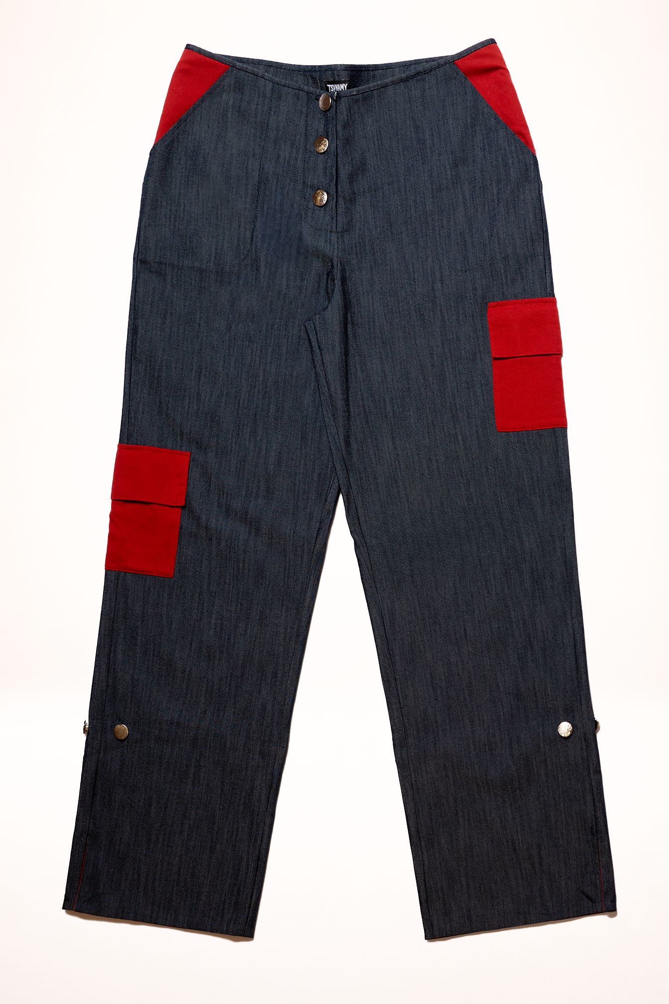 Denim Cargo Jeans