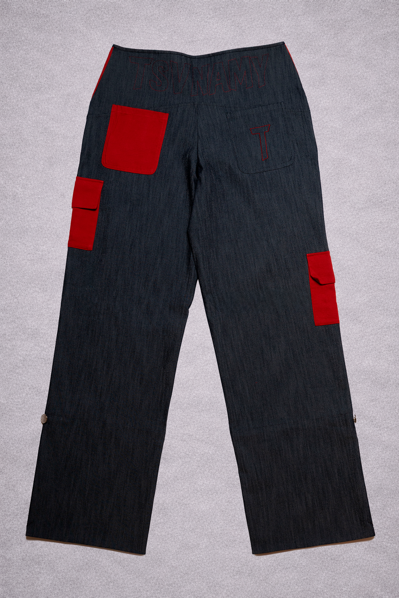 Denim Cargo Pants